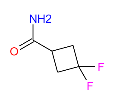 CAS:86770-82-3,中(zhōng)文(wén)名(míng)称:3,3-二氟环丁烷甲酰胺 英文(wén)名(míng)称:Cyclobutanecarboxamide, 3,3-difluoro- (9CI)