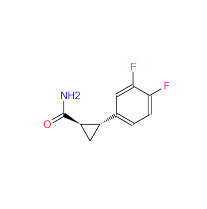 CAS: 1006376-62-0,英文(wén)名(míng)称:(1R,2R)-2-(3,4-difluorophenyl)cyclopropane carboxaMide