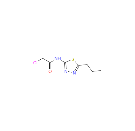 CAS： 15777-38-5，中(zhōng)文(wén)名(míng)称： 2-氯-N-(5-丙基-1,3,4-噻二唑-2-基)乙酰胺